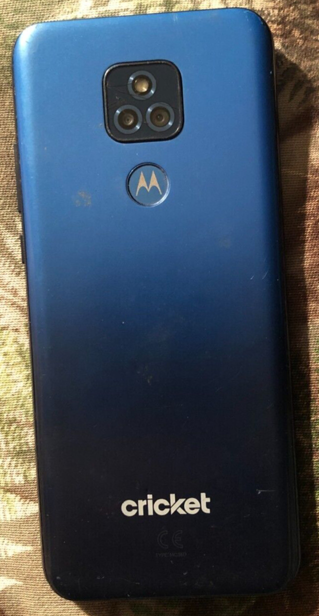 [BROKEN] Motorola MOTO G Play XT2093-1 (Cricket) Gray Smart Phone Cracked Glass