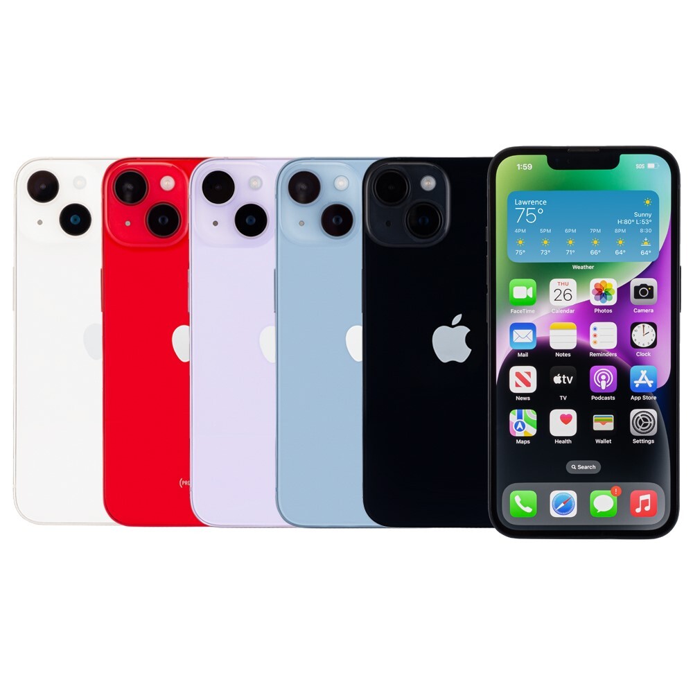 Apple iPhone 14 256GB Factory Unlocked AT&T T-Mobile Verizon Good Condition