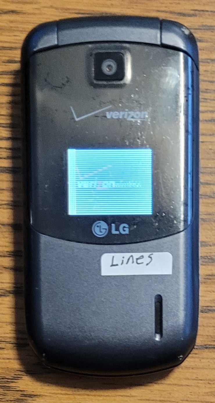LG Accolade VX5600 – Gray ( Verizon ) Cellular Flip Phone – READ / No Back