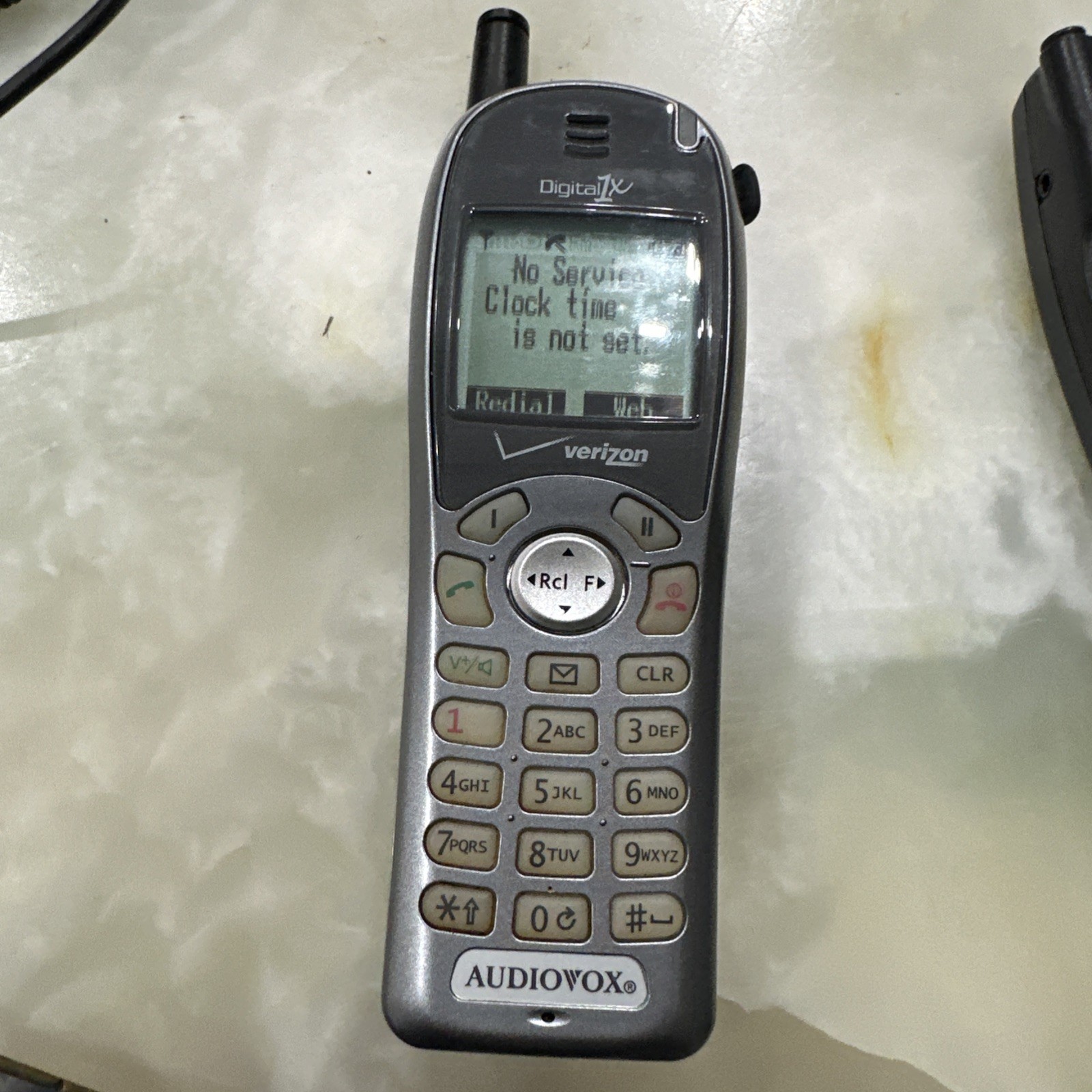 Vtg Verizon Cell Phone Lot Nokia 6015i LG VX8350 Audiovox 9155-GPX Y2K Working