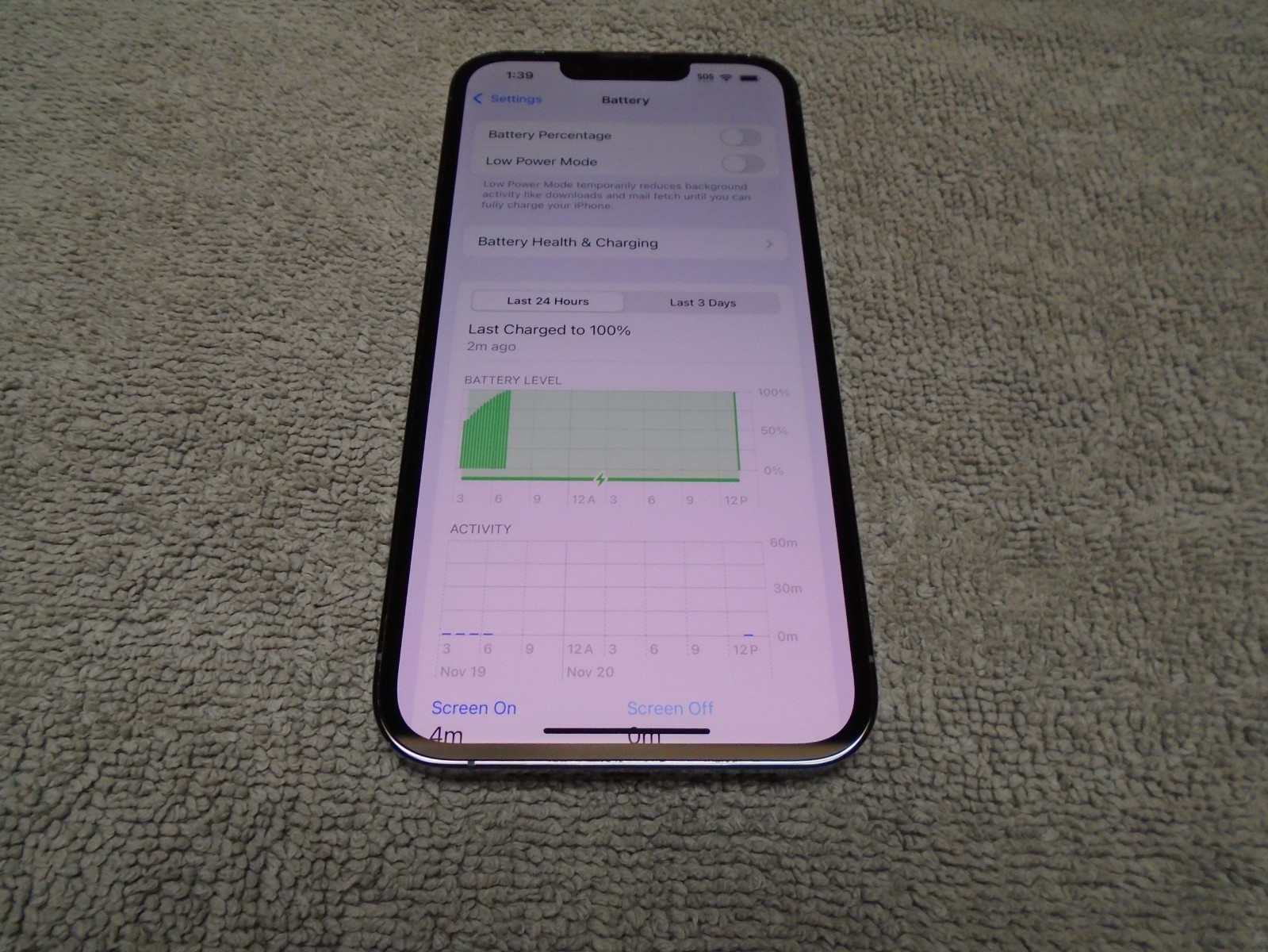Apple iPhone 13 Pro, 128gb, Sierra Blue, Carrier Unlocked, Excellent!!