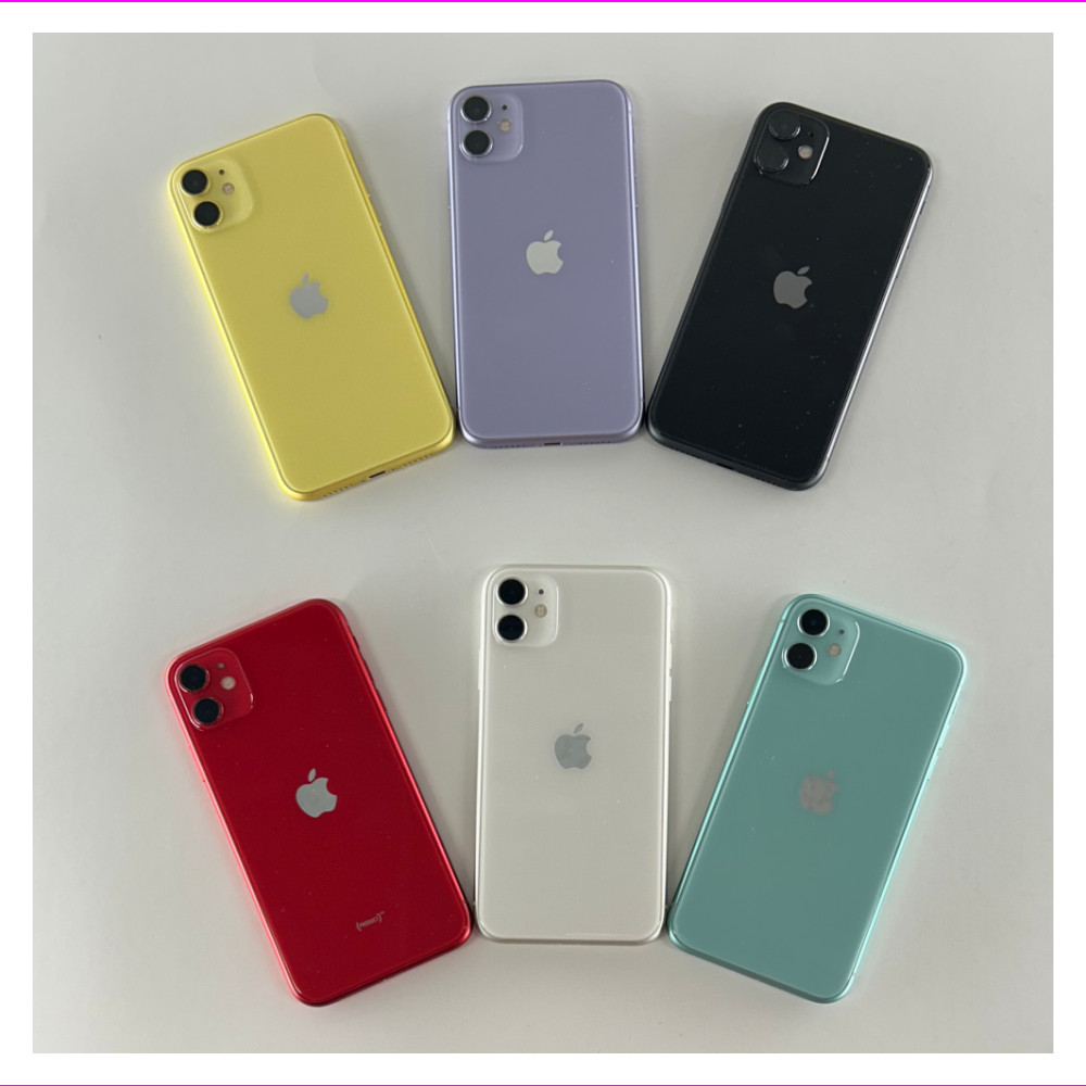 Apple iPhone 11 64GB/128GB – Colors: Black, Yellow, Green – T-Mobile, Verizon