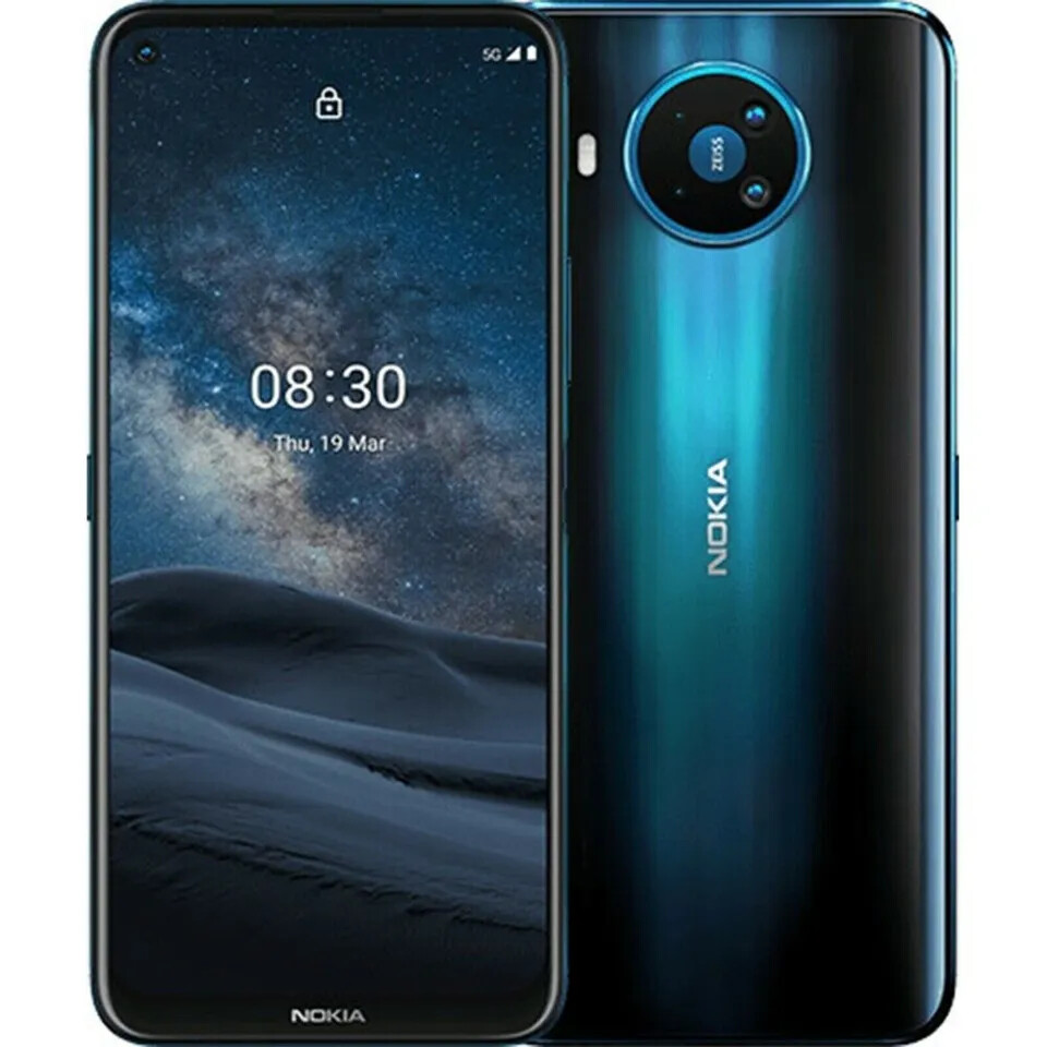 Nokia 8.3 5G 64GB Factory Unlocked Dual SIM 6.81″ 64MP Phone Moderate Condition