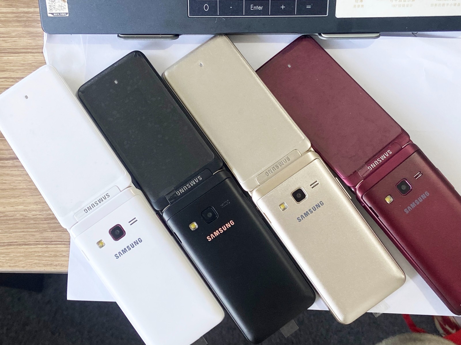 Samsung Galaxy Folder SM-G1600 16GB ROM-All colors-Unlocked Tested Flip phone