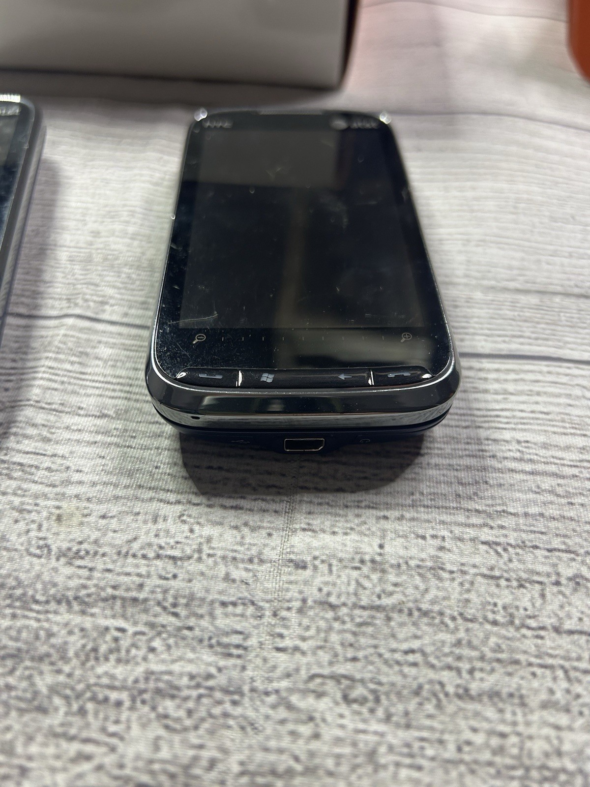 HTC Tilt 2 Black AT&T Lot of 2 Phones Parts Repair Windows