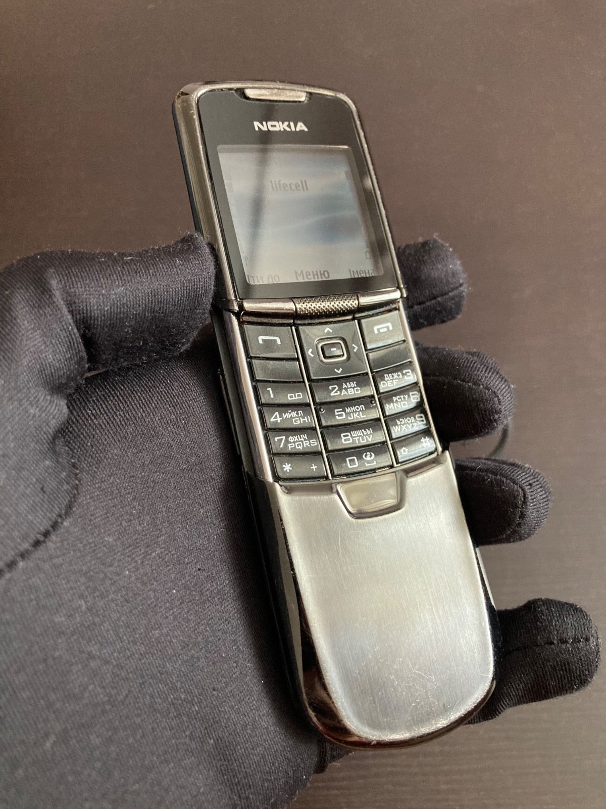 100% working OG Nokia 8800 Black Steel Luxury Phone Made In Germany RM-13