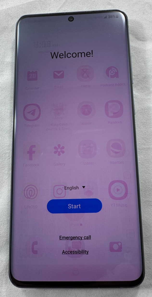 SAMSUNG GALAXY S20 ULTRA 5G SM-G988U UNLOCKED 128GB GRAY (MEDIUM SCREEN BURN)