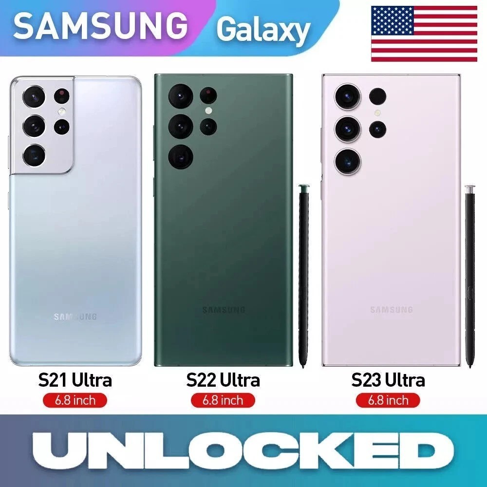 NEW SAMSUNG GALAXY S24 ULTRA/S23 ULTRA/S22 ULTRA 5G FACTORY UNLOCKED GSM+CDMA CN