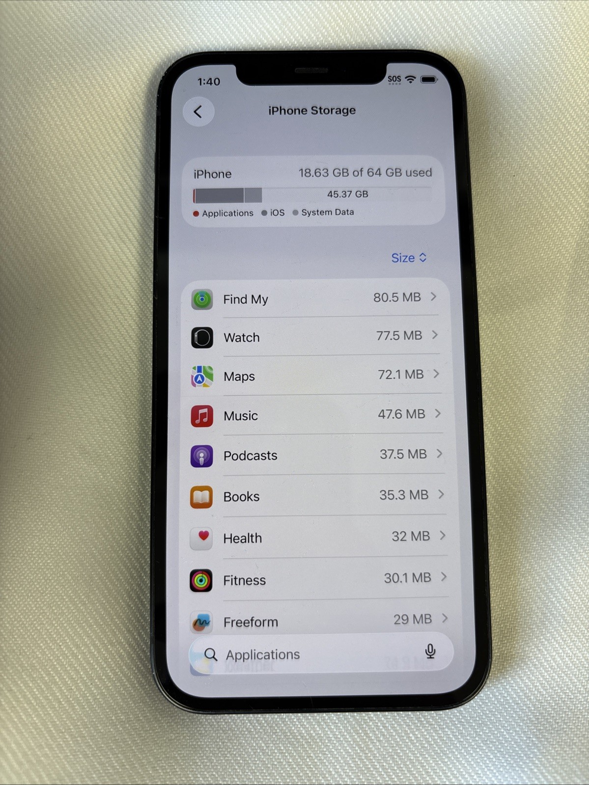 Apple iPhone 12 64GB – A2172 MGEF3LL/A Tested Works Factory Reset