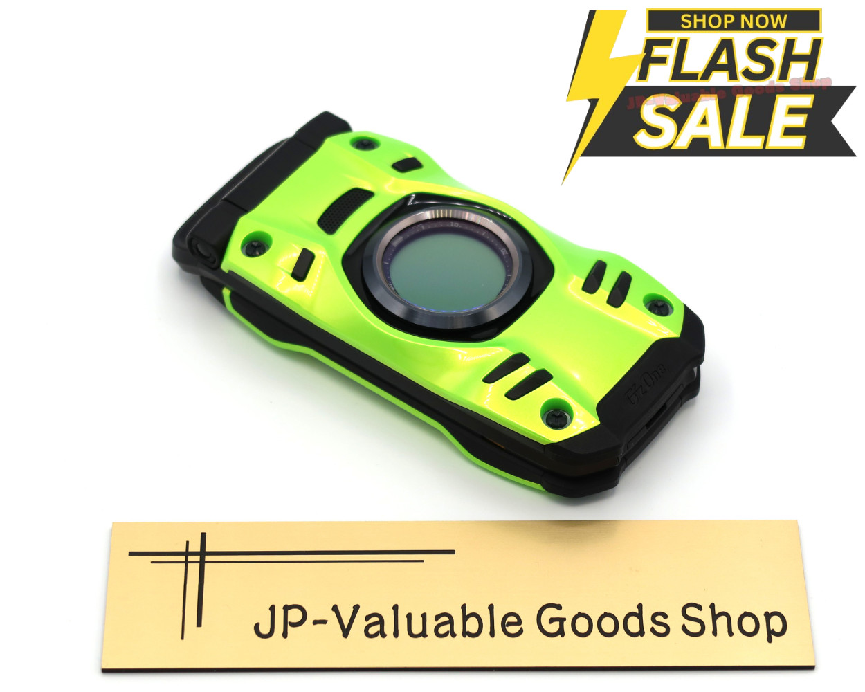 [AA] CASIO KYOCERA G’zONE TYPE-XX KYY31 Liquid Green RUGGED Flip UNLOCKED Japan