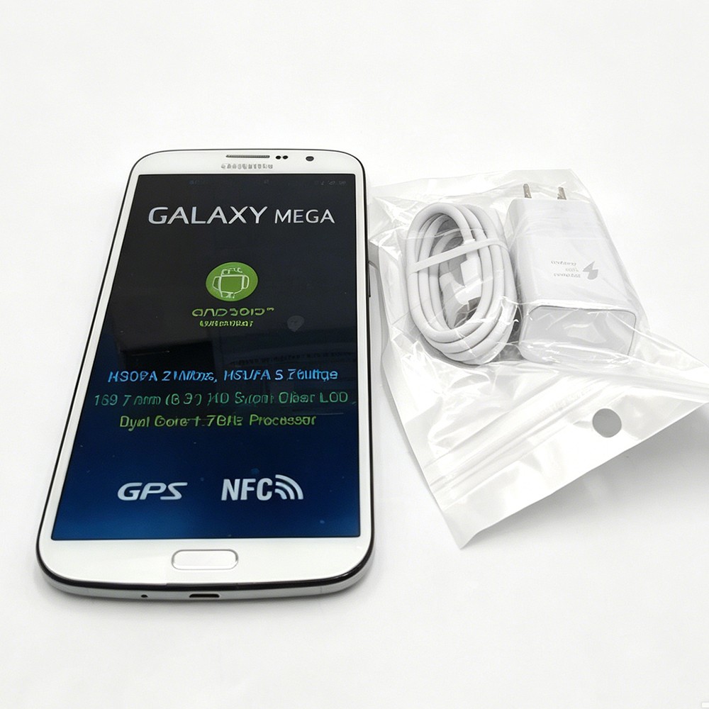 Samsung Galaxy Mega 6.3 I9200 16GB 1.5GB RAM Unlocked Android Phone Tested