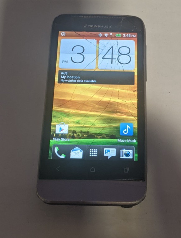 HTC One V 4GB – Grey – Cricket – READ BELOW