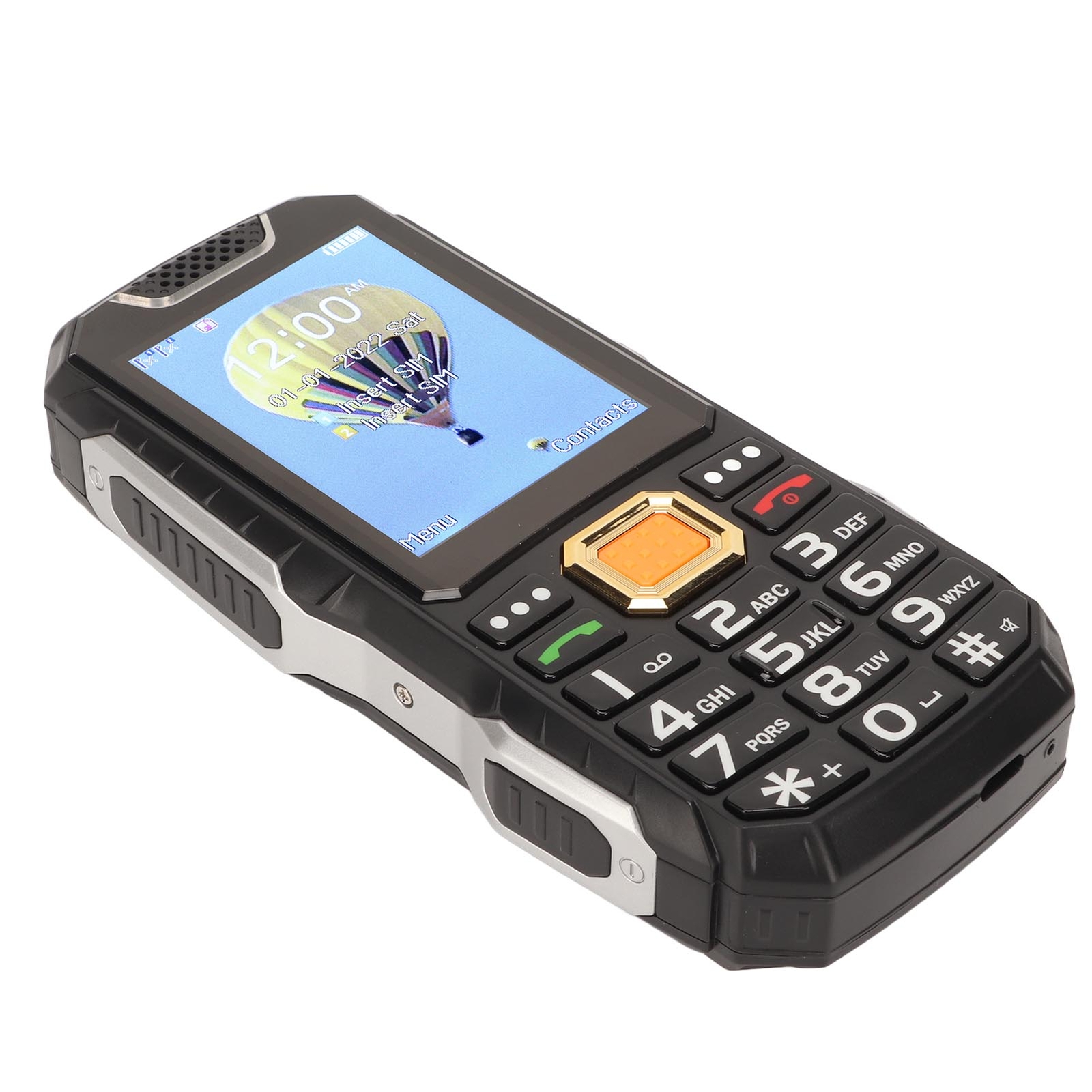 2G Senior Cellphone 2.8in HD Screen 3D Big Button Dual Card Senior Cellphone