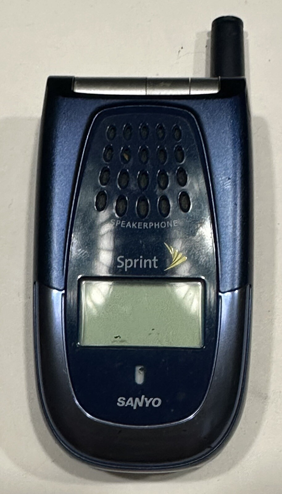 Sanyo Blue ( Sprint ) Cellular Flip Phone – Estate Sale Find – Selling As Is