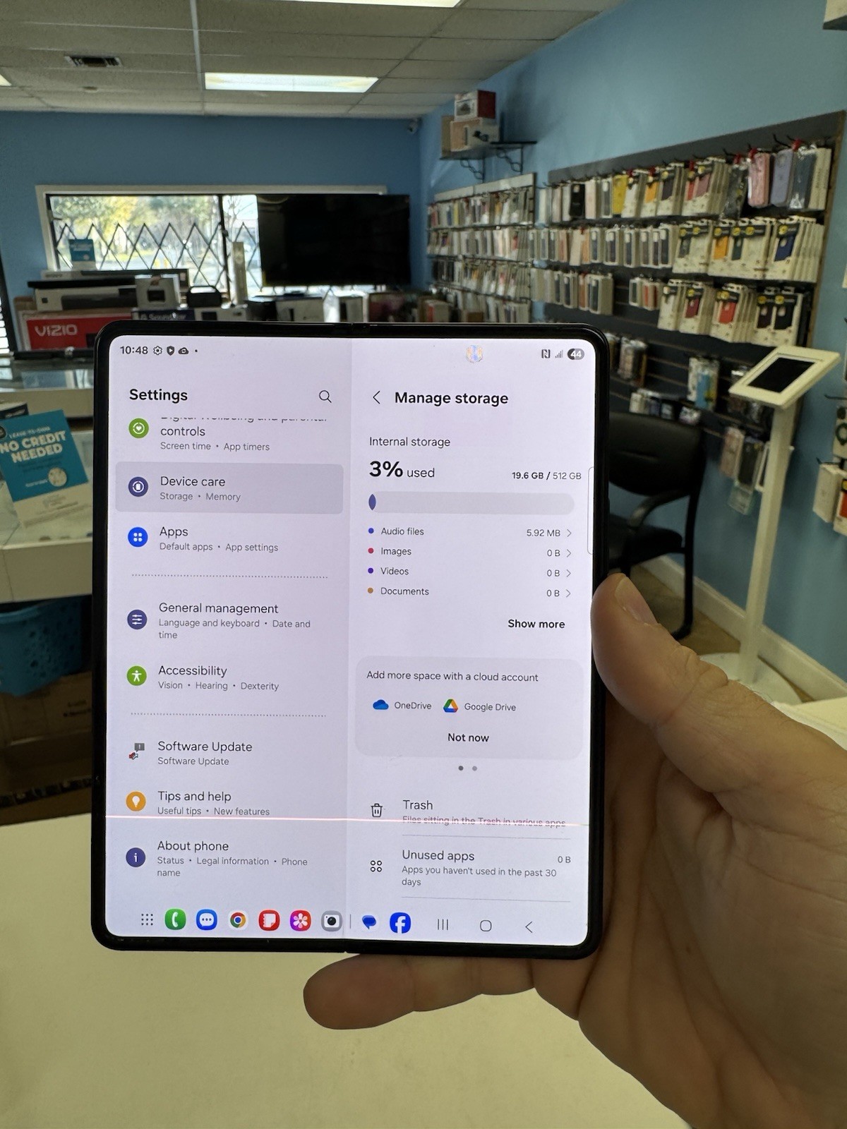 Samsung Galaxy Z Fold3 5G Unlocked 512GB Black READ!