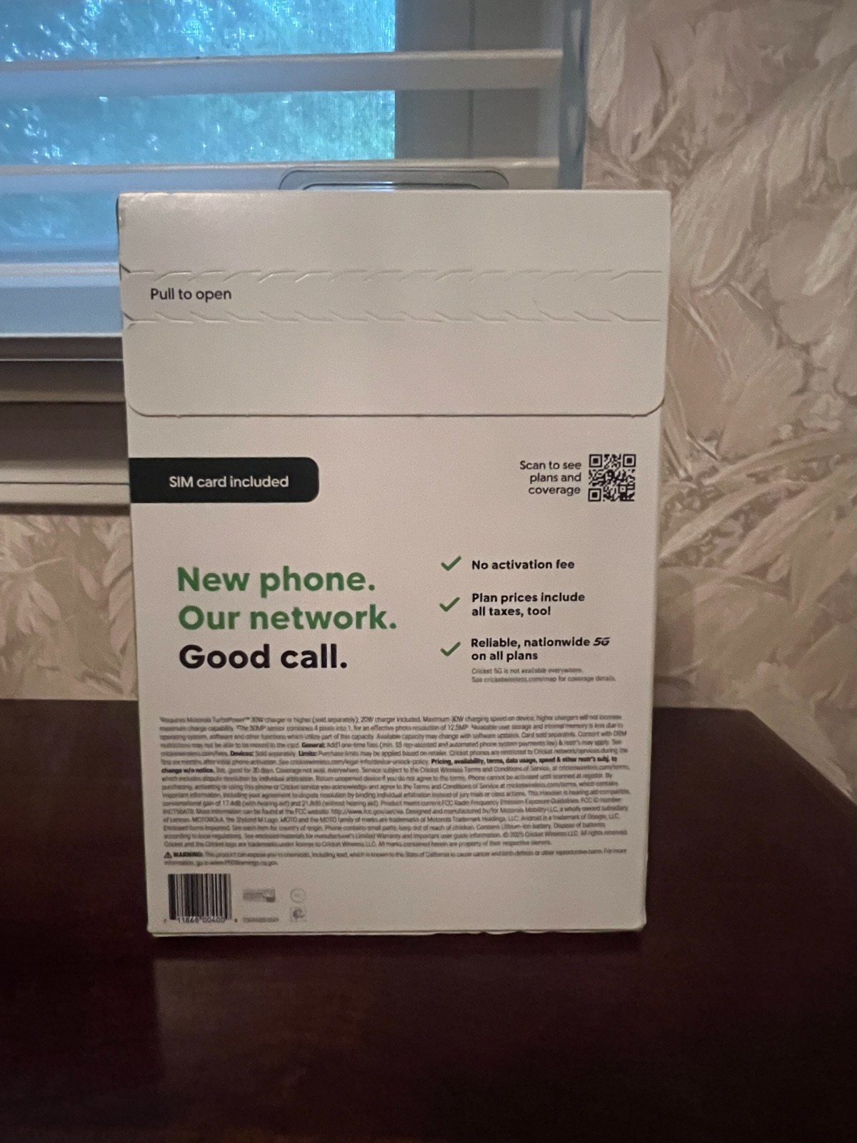 Motorola Moto G 5G (2025) 128gb – 6.7″ HD+ 50MP (Cricket wireless) Brand New