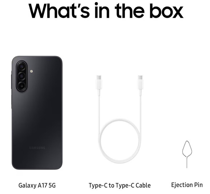 Samsung Galaxy A17 5G Unlocked 4GB RAM 128GB SM-A176U1 — Brand New Sealed