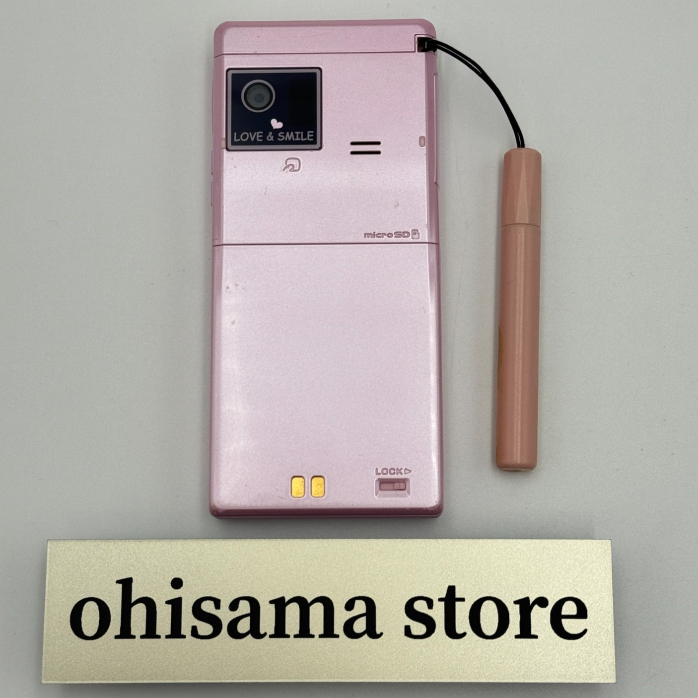 docomo F-06D Girls’ Happy Pink Flip Phone Fujitsu STYLE Series Japan Tested Rare