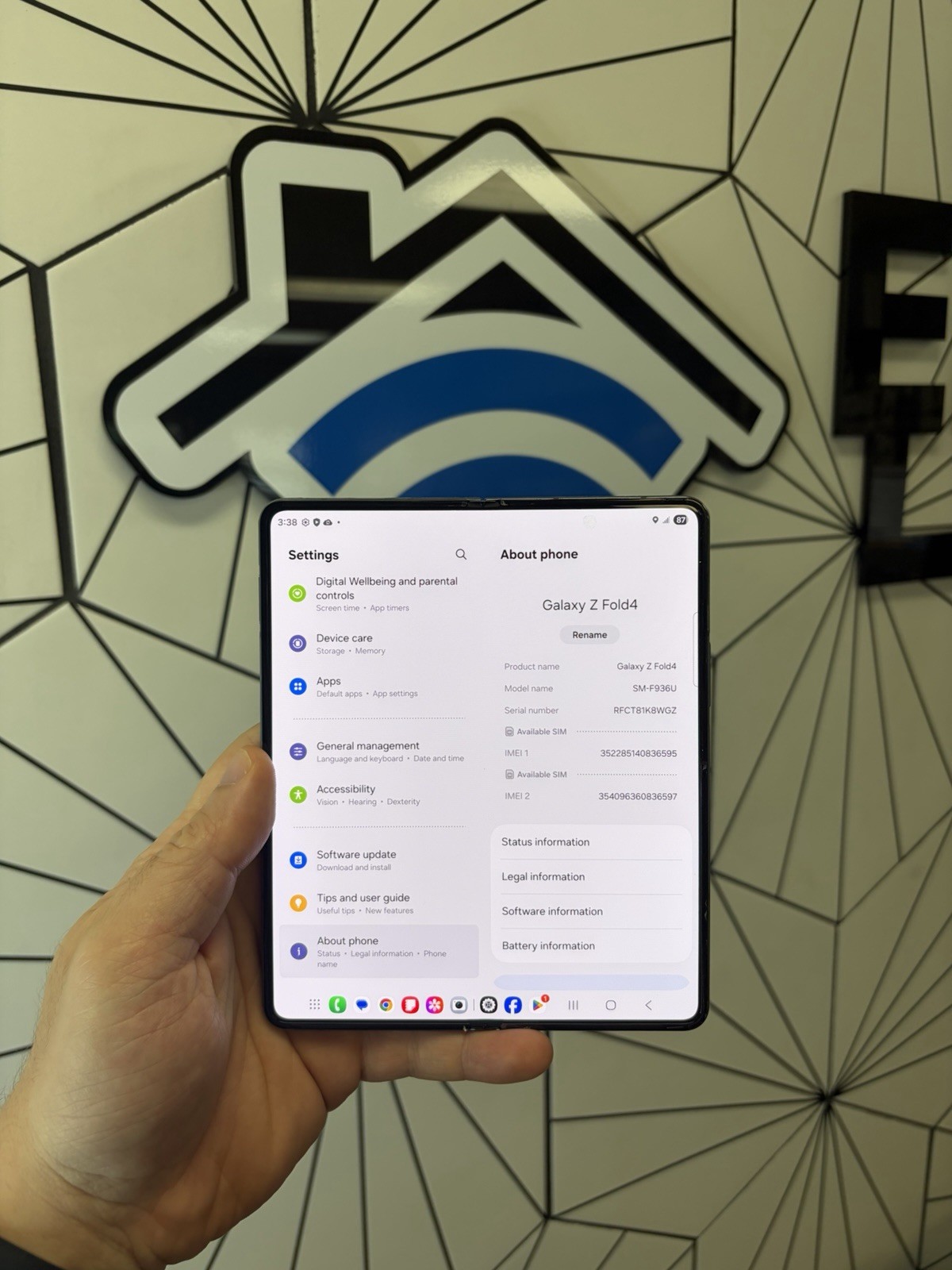 Samsung Galaxy Z Fold 4 5G 512GB FACTORY UNLOCKED GSM + CDMA Green