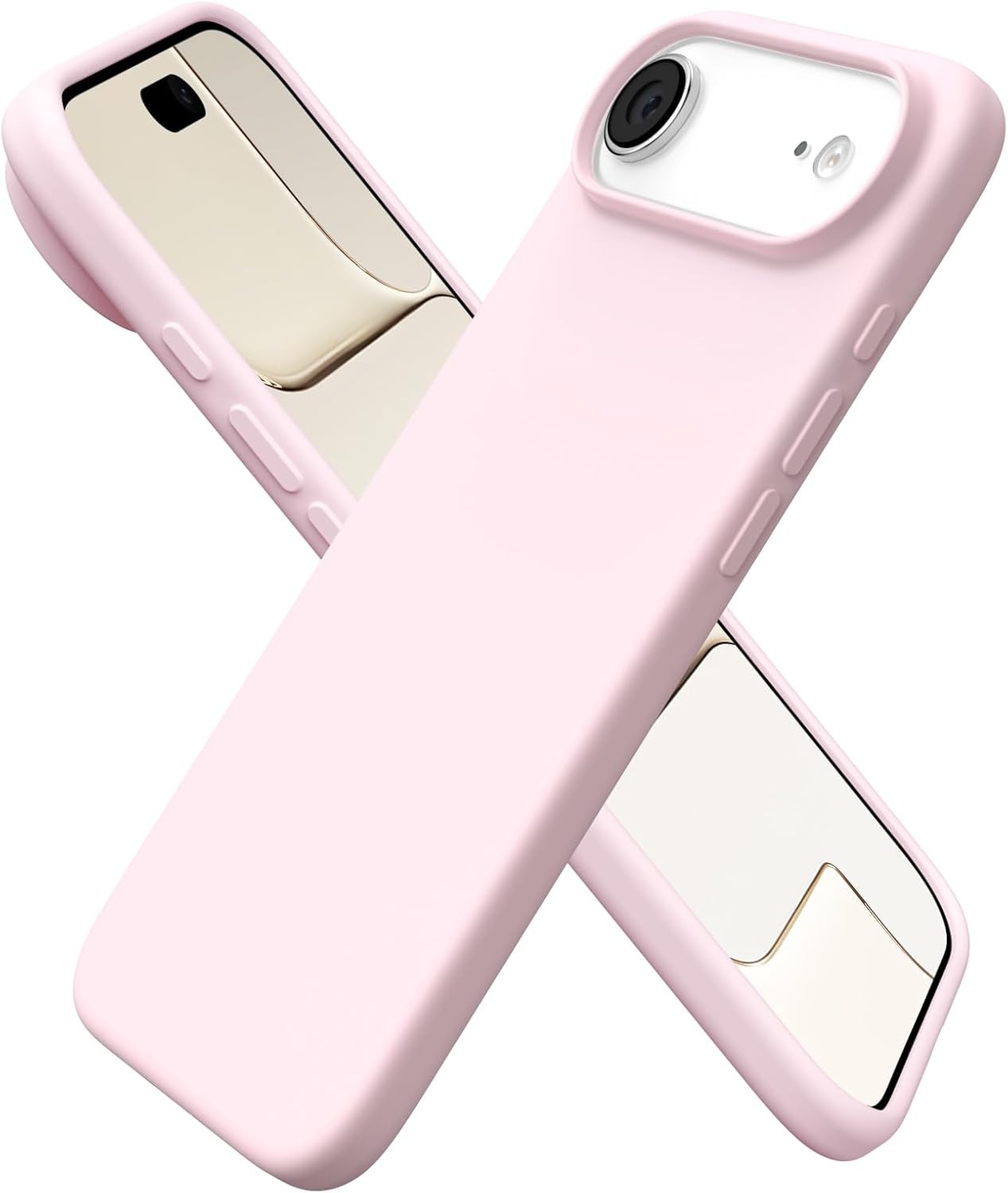 Slim Shockproof Soft Gel Rubber Case for iPhone Air 6.5″, Liquid Silicone Cover