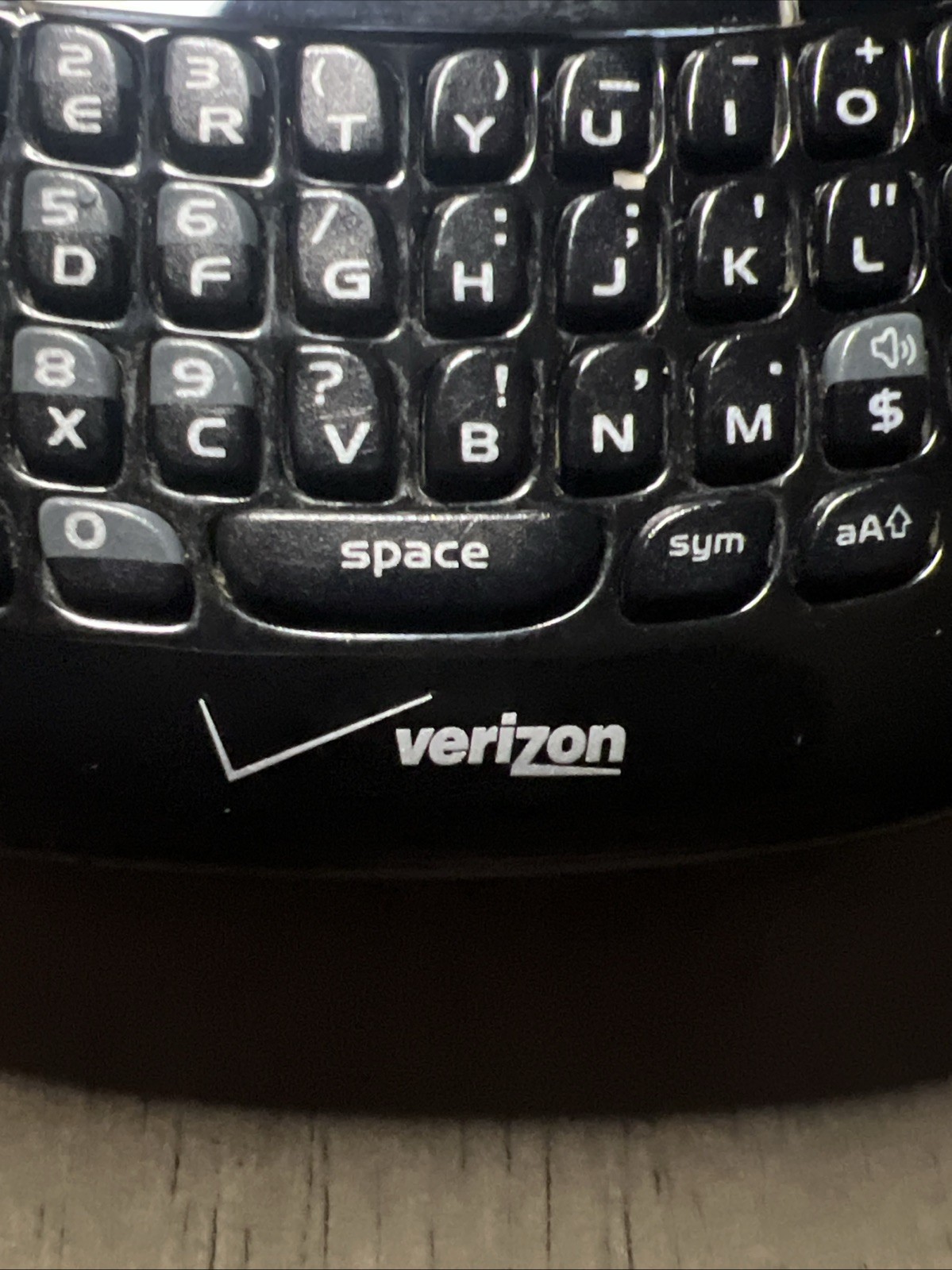 BlackBerry Curve 8530 Smartphone Black Verizon Tetris Tested Works Scratch AS IS