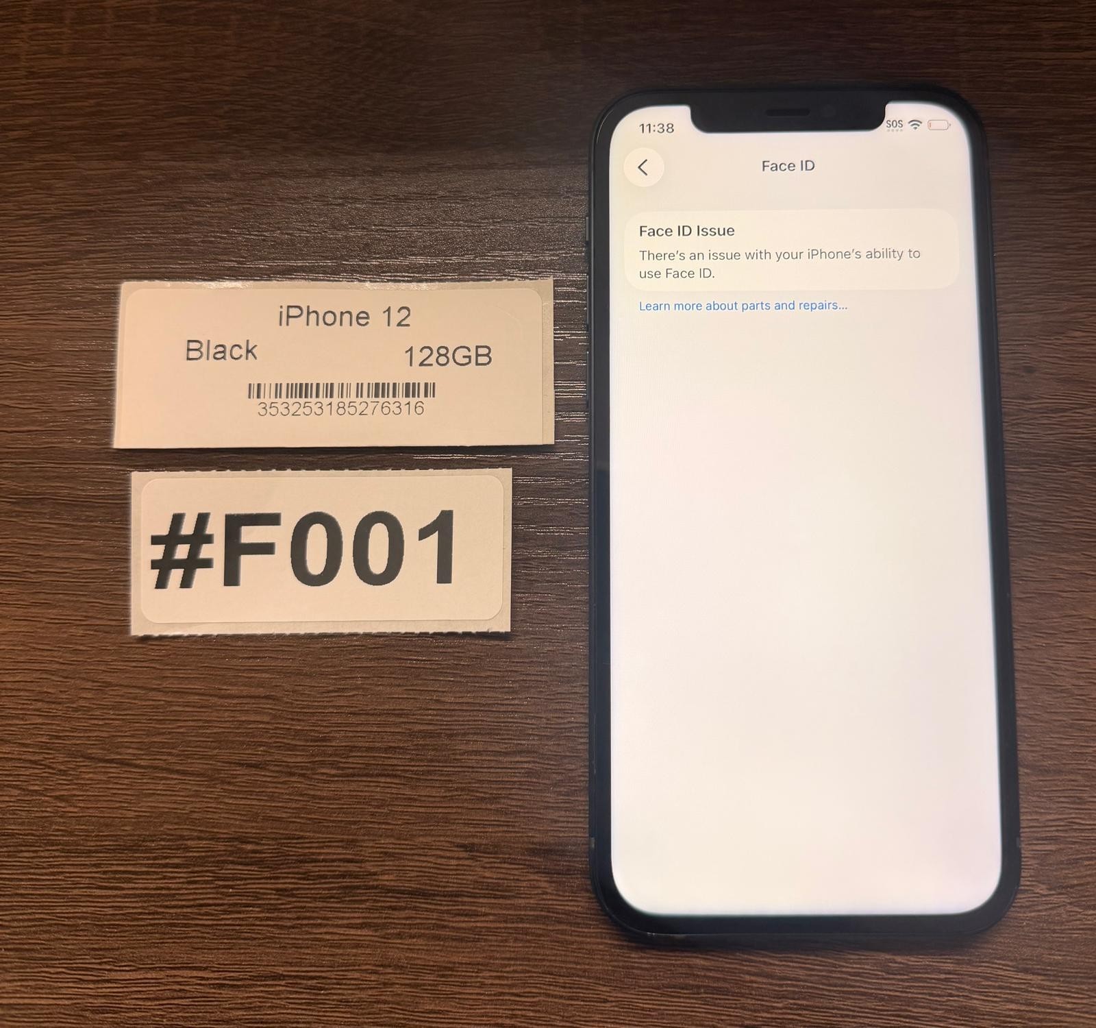 Apple iPhone 12 128GB Black -Unlocked- Read Seller Notes