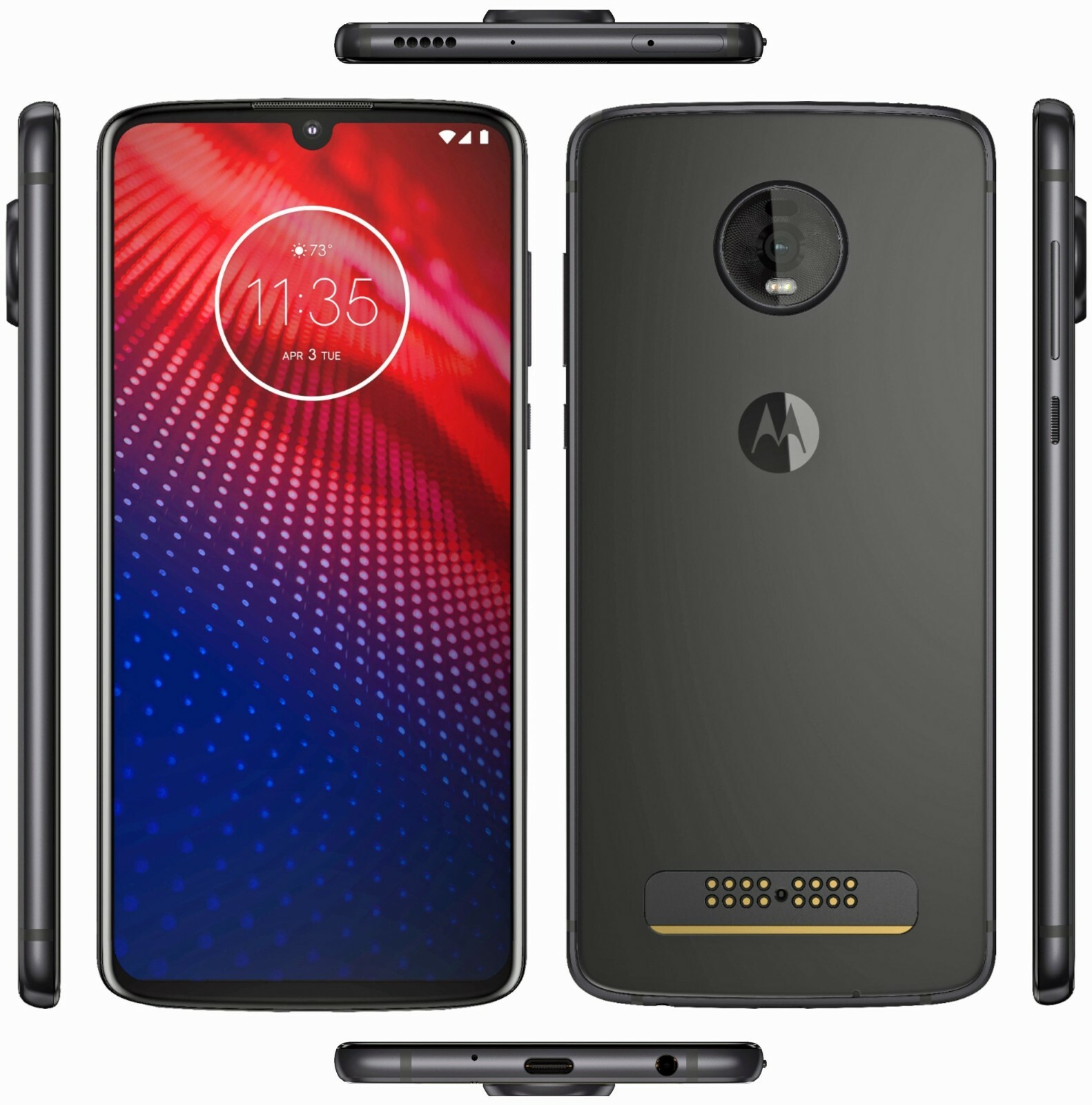 Motorola XT1980-4 Moto Z4 Verizon UNLOCKED 4G LTE 128GB Smart Phone OPEN BOX US