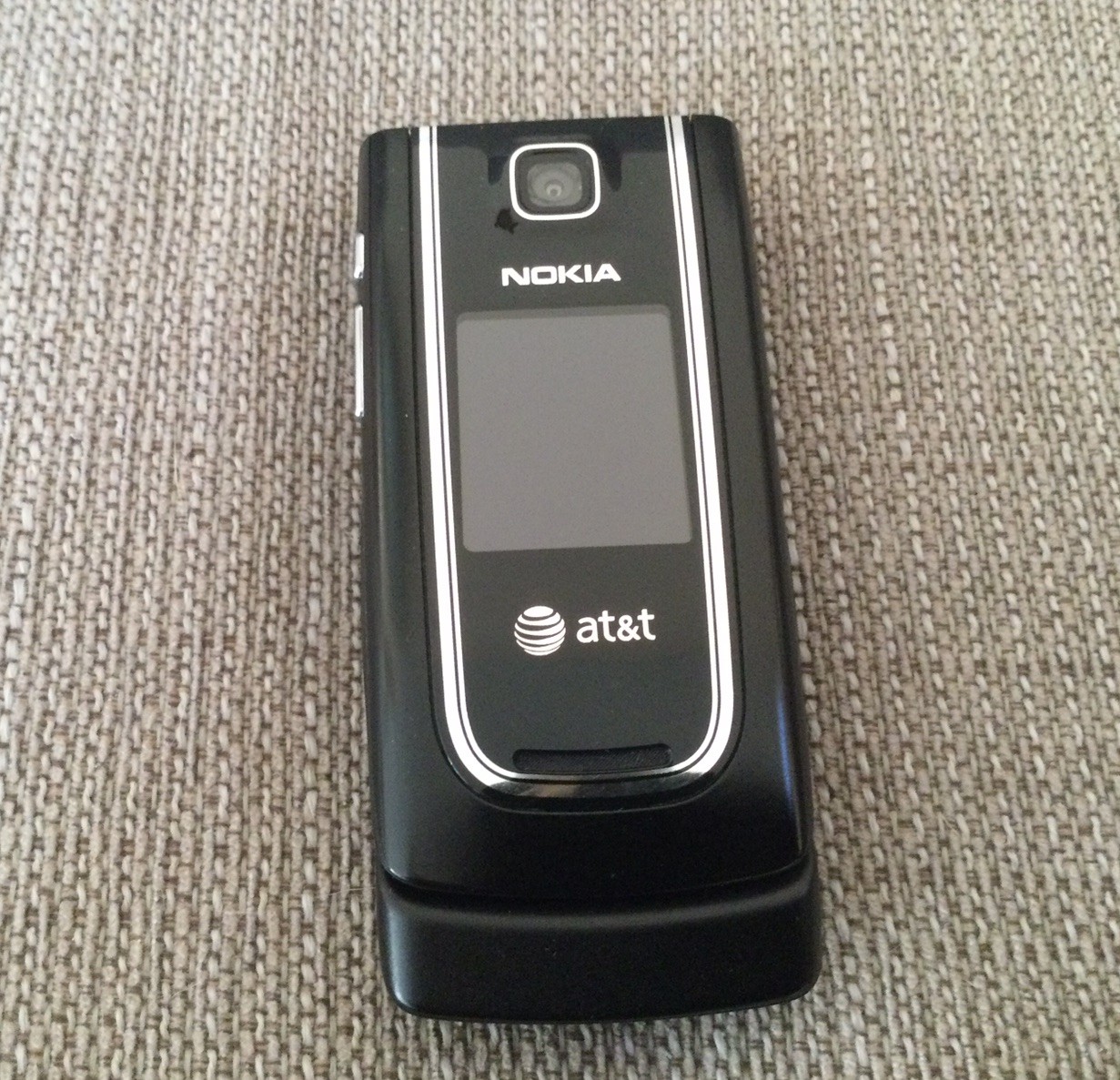 Nokia 6555b AT&T Cellular Flip Phone RM-289 Push-To-Talk 1.3MP Camera Complete