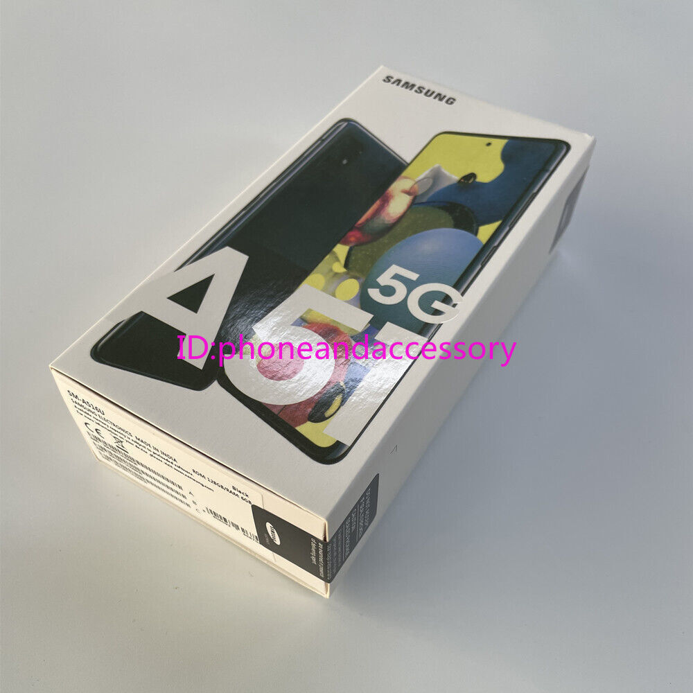 Samsung Galaxy A51 5G SM-A516U 128GB 6GB RAM Unlocked Smartphone- New Unopened