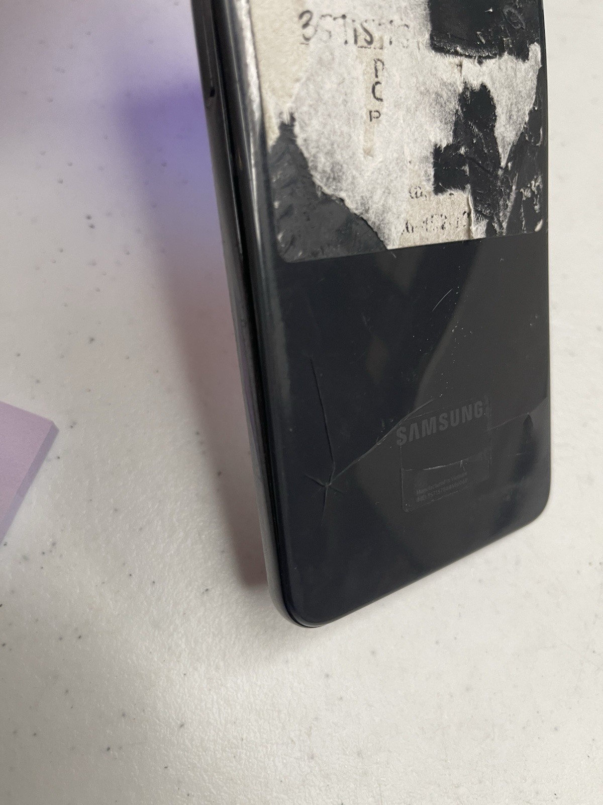 Samsung Galaxy A32 Unlocked Cracked Screen Batt Swell Can’t Remove Work Profile