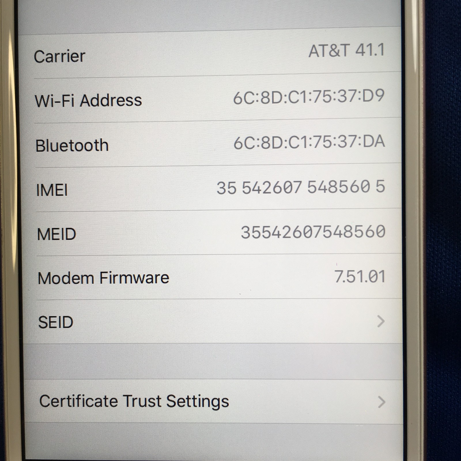 Apple iPhone 6s Fully Unlocked 64GB Rose Model A1688 (n1m)