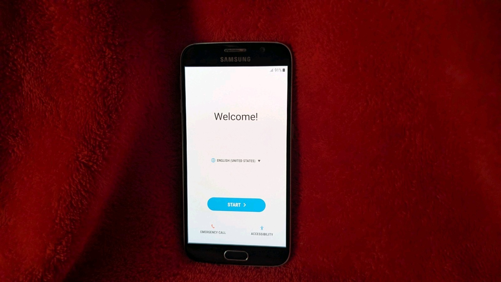 Samsung Galaxy S6 Blue 32GB Unlocked (Super rare never used)