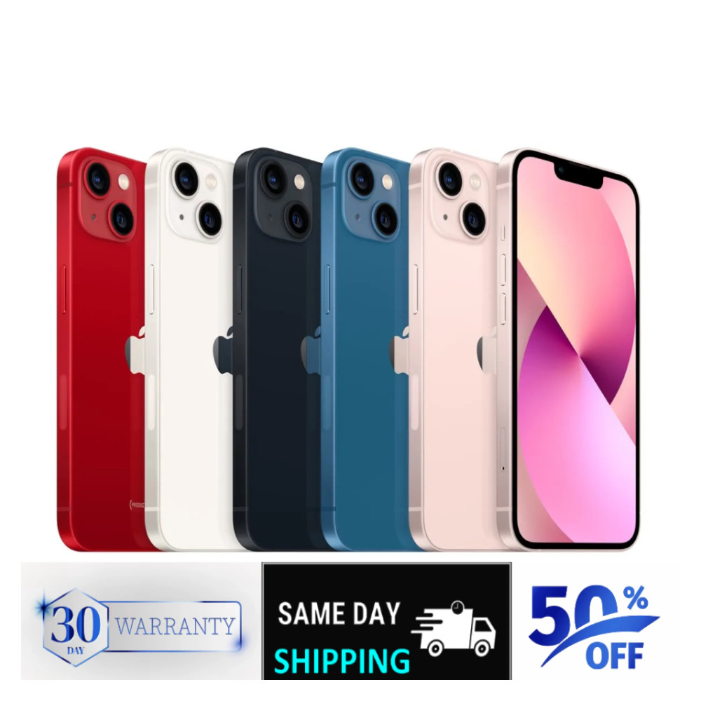 Apple iPhone 13 128GB/256GB/512GB – Unlocked – Fair Condition – Various Colors