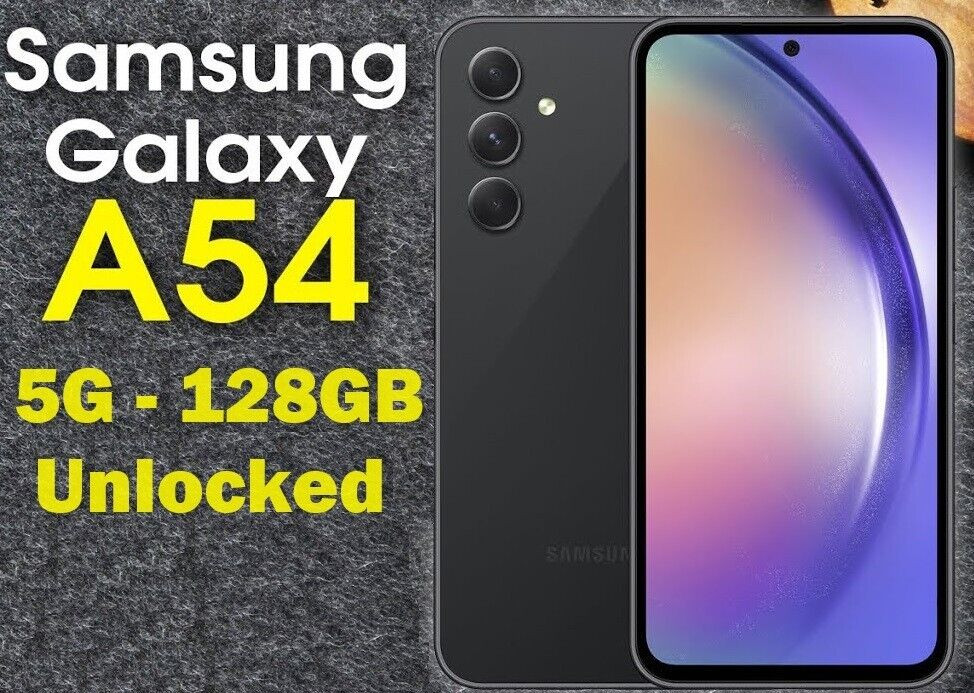 Samsung Galaxy A54 5G SM-A546U Unlocked (Any GSM Carrier) Smartphone Good B+