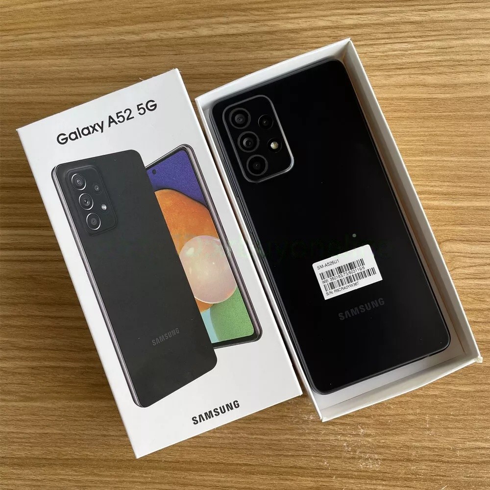 Samsung Galaxy A52(5G) SM-A526U 128GB+6GB Factory Unlocked Smartphone -New s7