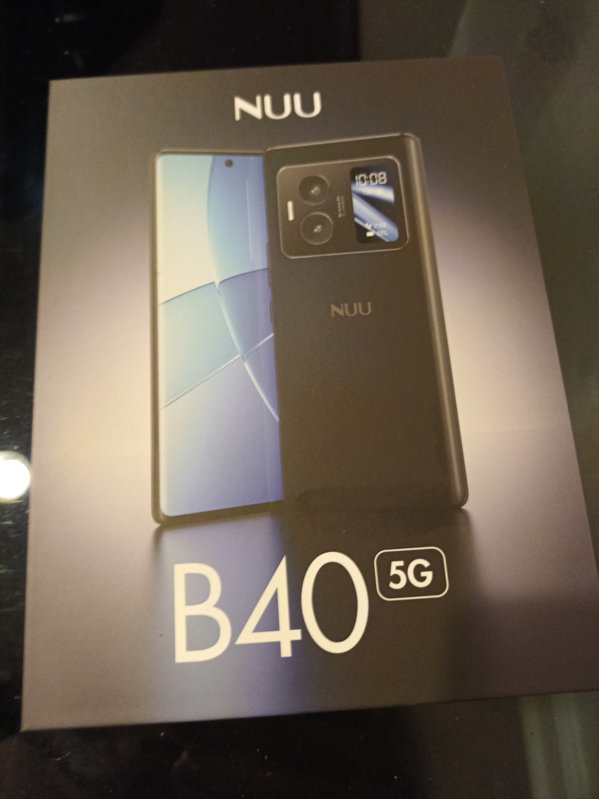 NUU B40 5G Android Phone 256GB 8GB RAM 6.7in 64MP Camera Black