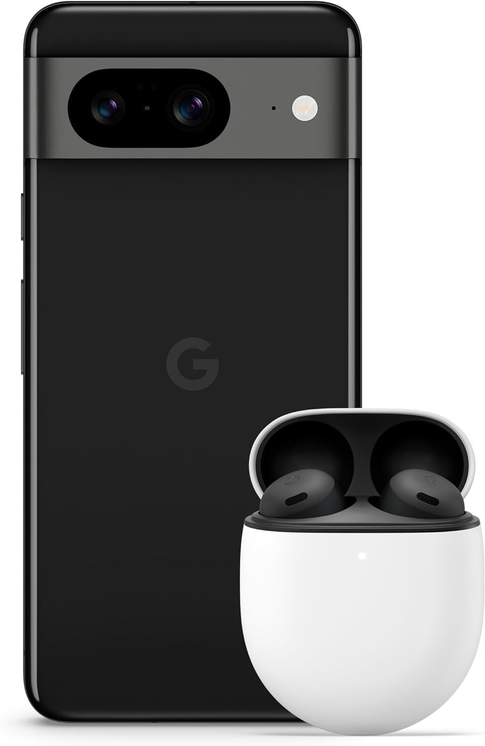 Google Pixel 8 – 128GB – Obsidian (Unlocked) with Pixel Buds