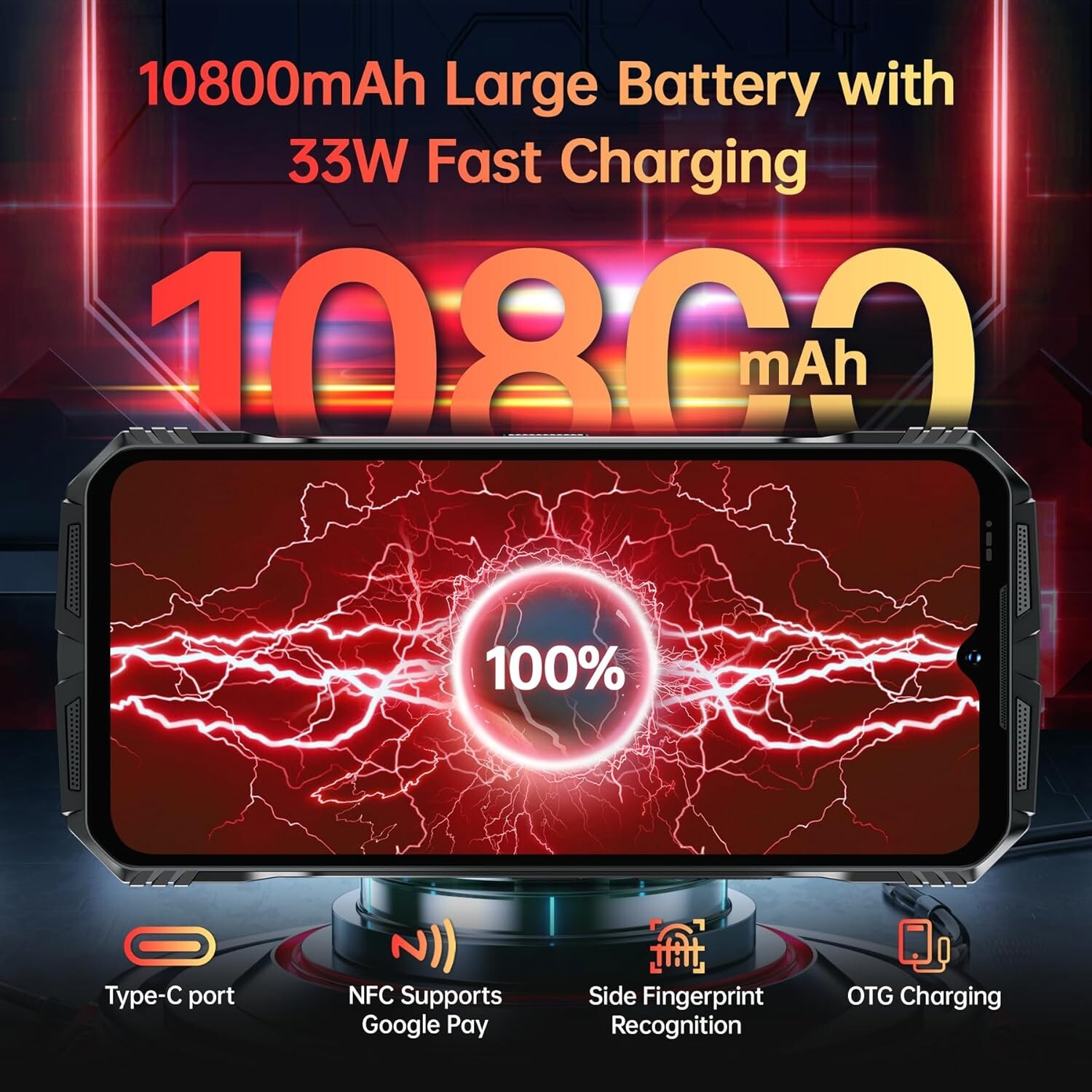 IIIF150 Air 3 Rugged Smartphone 24GB+512GB 6.6in 5500mAh Cell Phone Andriod 14