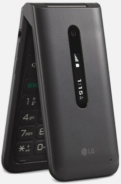NEW LG Classic Flip 4G LTE (L125DL) 8GB Carrier-Unlocked -KOSHER TALK ONLY-