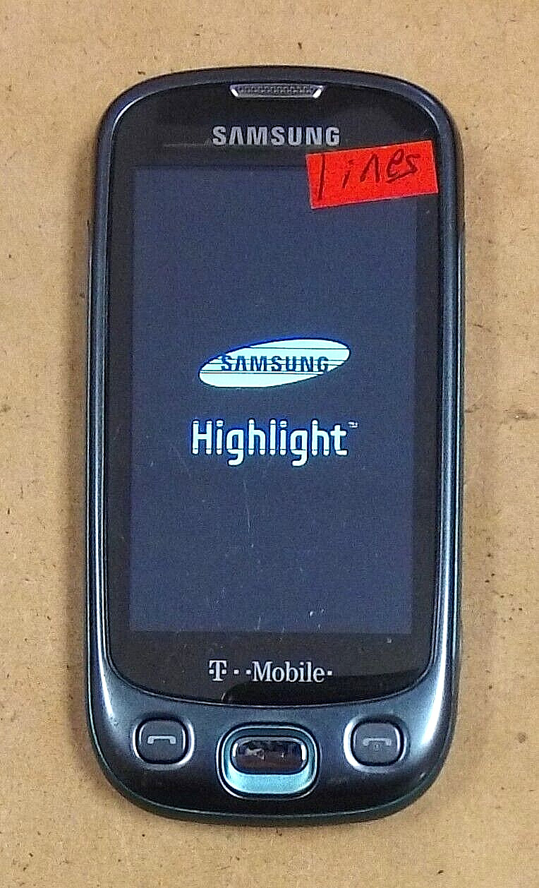 Samsung Highlight SGH-T749 – Ice / Blue ( T-Mobile ) Rare Cellular Phone – READ