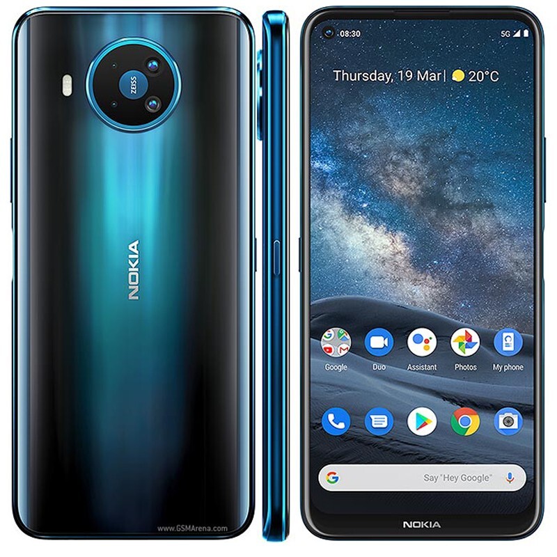 Original Unlocked Nokia 8.3 5G 64G DUAL SIM WiFi Fingerprint Polar Night Blue A+