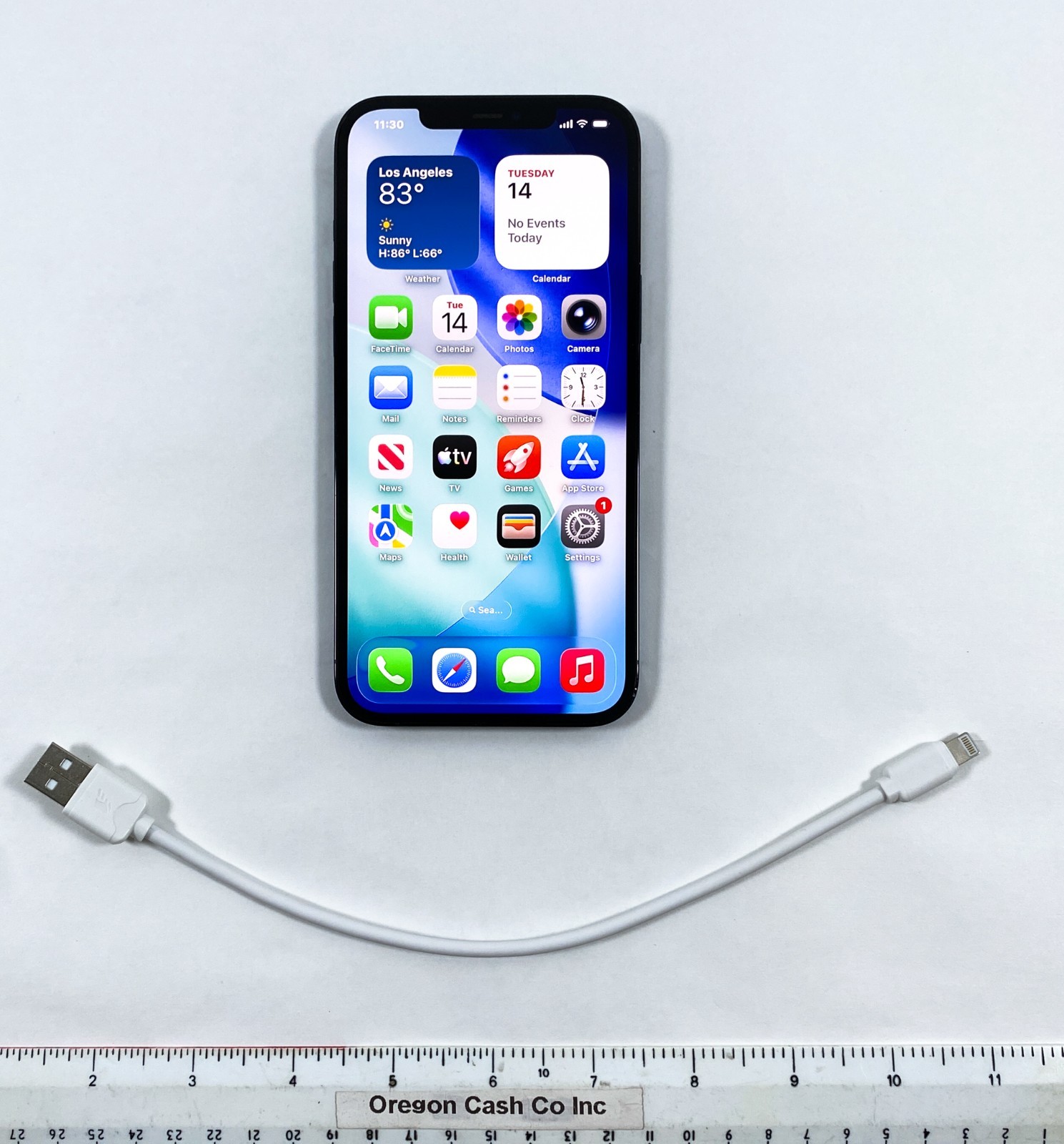 UNLOCKED Apple iPhone 12 Pro Max 128GB Pacific Blue iOS 26.5 MGCJ3LL/A SMARTPHON