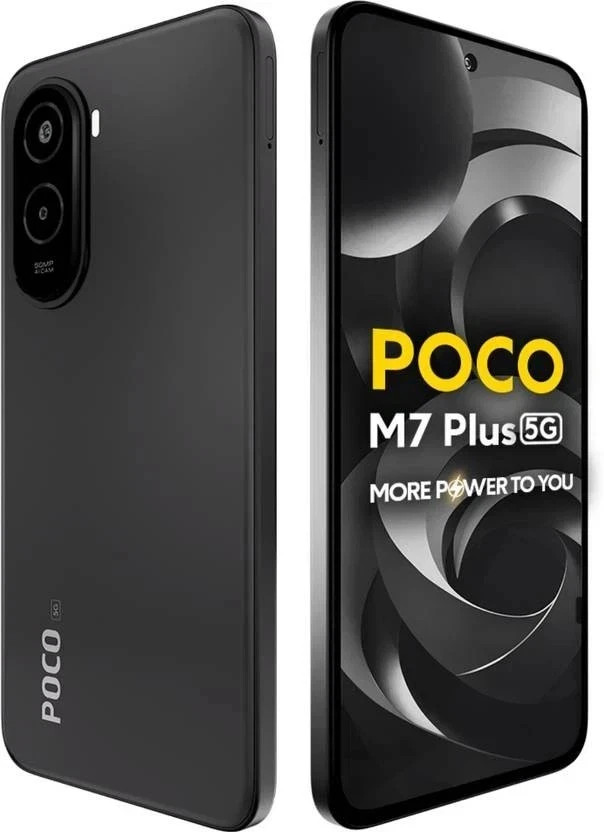 POCO M7 Plus 5G (BLACK 4GB RAM 128GB) Snapdragon 6s Gen 3 5G