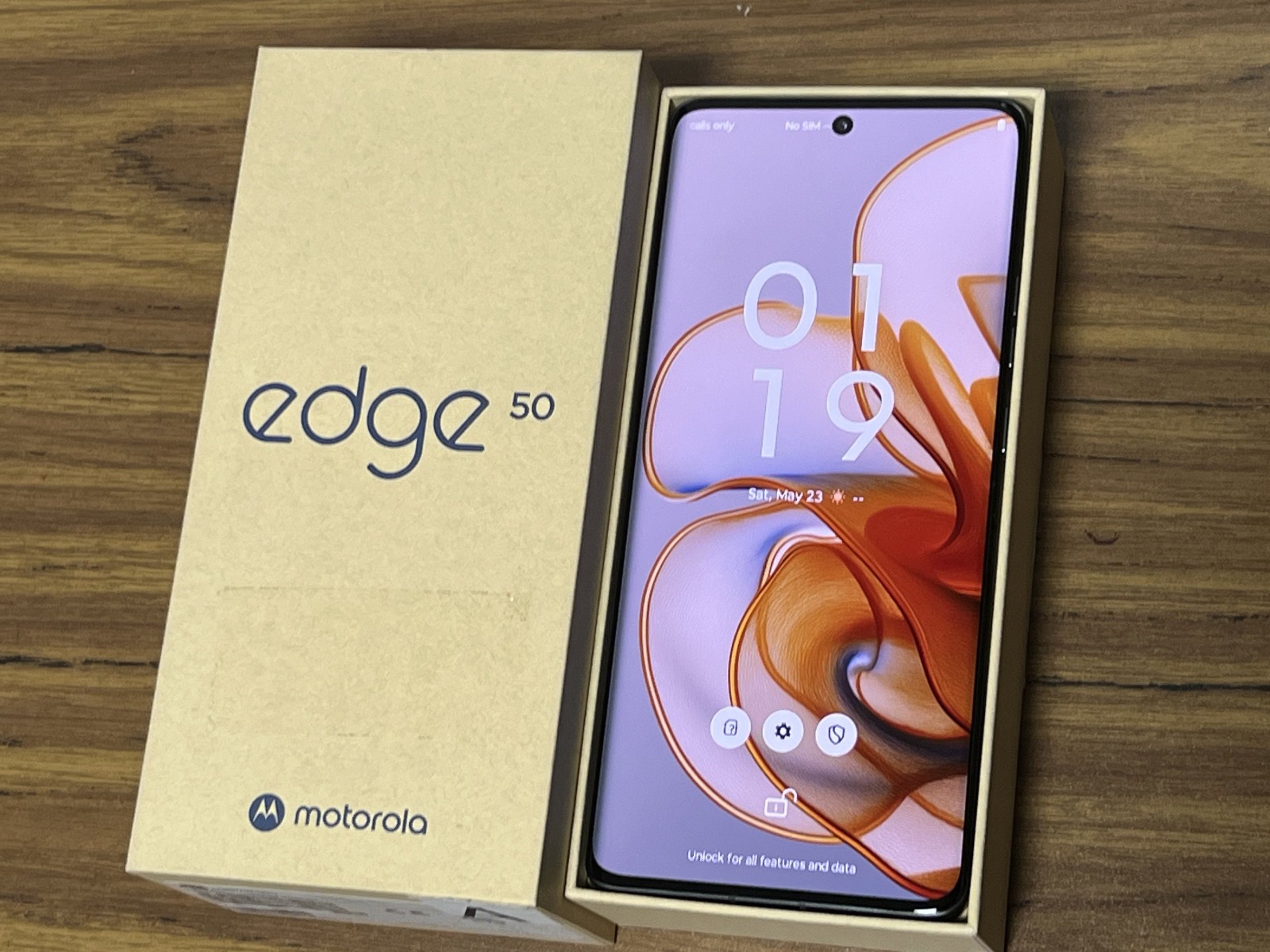 Motorola Edge 50 5G, XT2407-1 (Koala Gray 256GB, 12GB RAM) Factory Unlocked