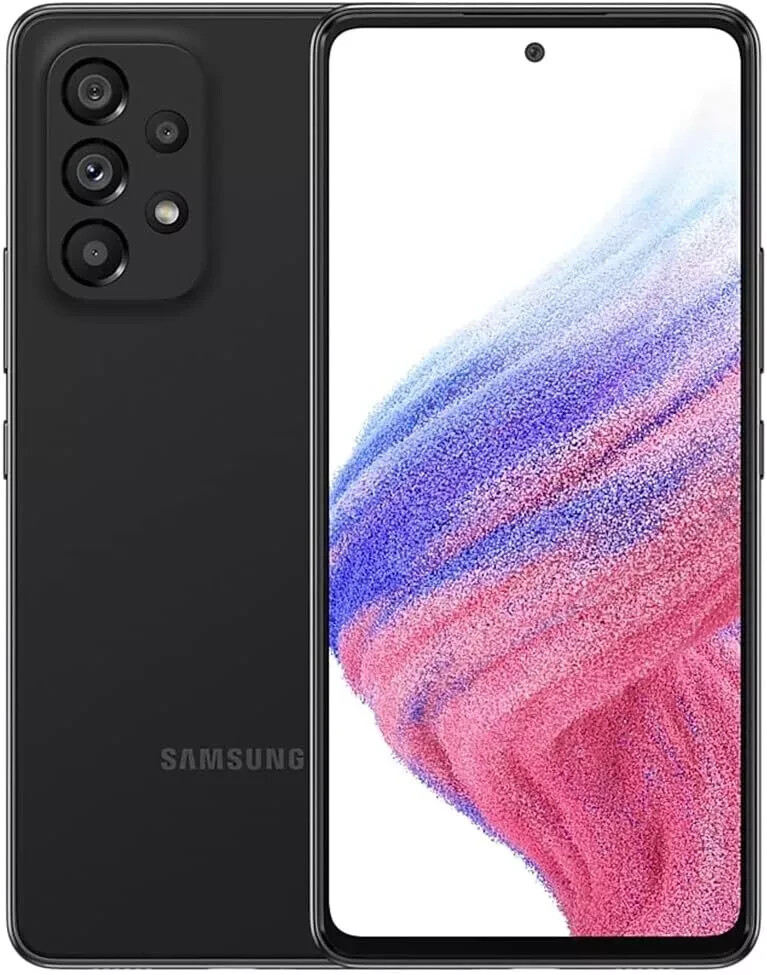 Samsung Galaxy A53 5G – 128GB (Unlocked) Black SM-A536U Smartphone | Excellent