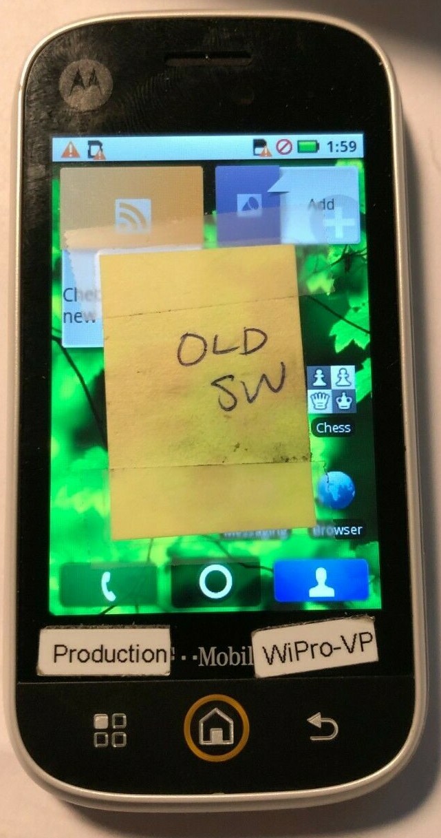 Motorola Cliq Black MB200 (T-Mobile) Excellent Used Fast Ship White Test Unit