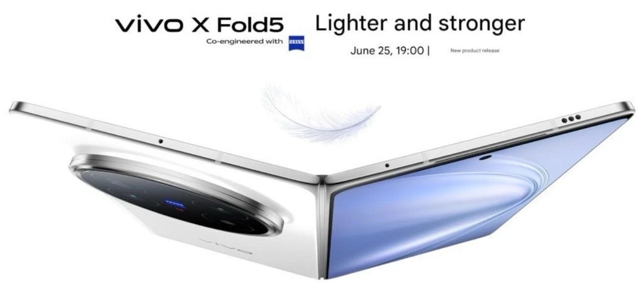 Original Vivo X Fold5 5G 512GB 16GB RAM Foldable (GLOBAL MODEL) Factory Unlocked