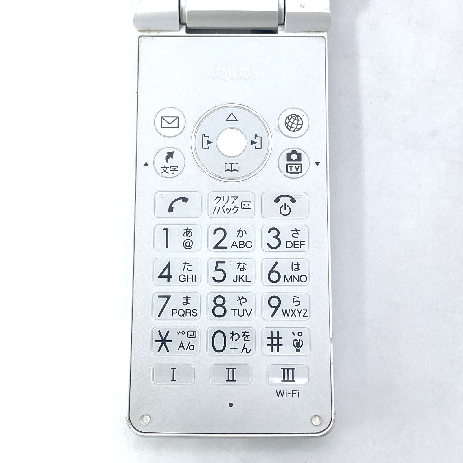 SHARP AQUOS 805SH 806SH Keitai 3 flip phone Softbank Unlocked White SIM Free JP