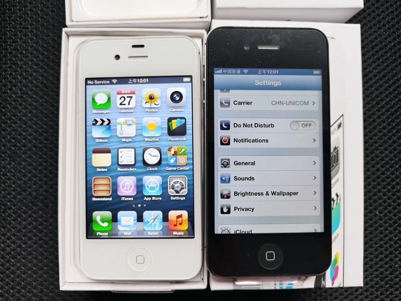Apple iPhone 4s 8/16/32/64GB Black/White UNLOCKED – Working Grade A+