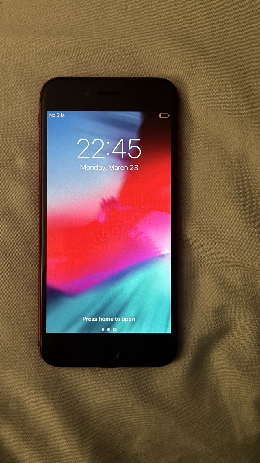RARE custom red iphone 6